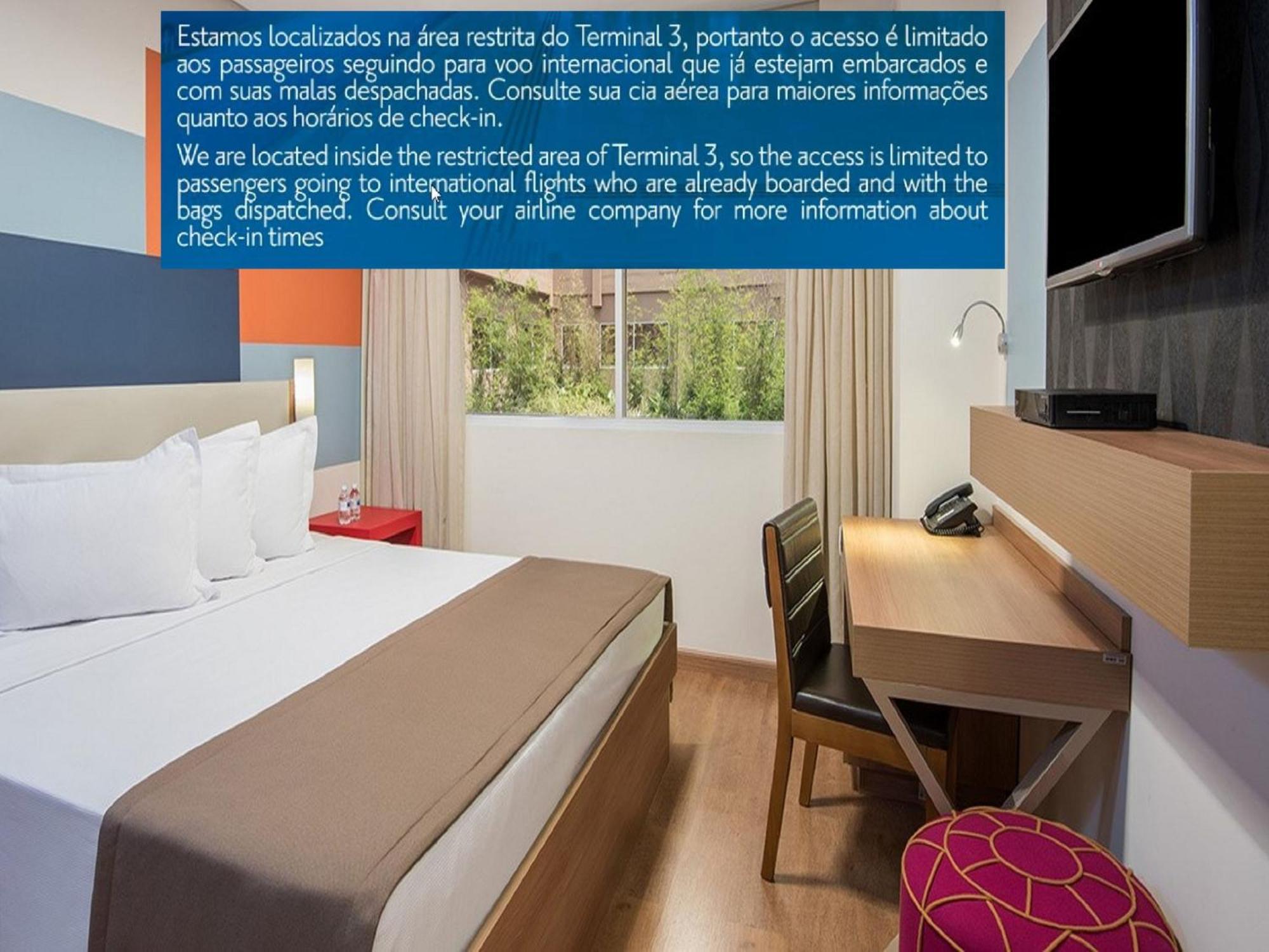 Tryp By Wyndham Sao Paulo Airport: Airside Transit Hotel at Terminal 3 Guarulhos Exterior photo