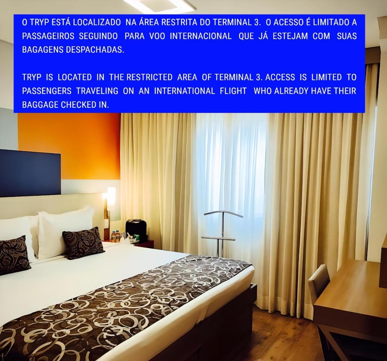 Tryp By Wyndham Sao Paulo Airport: Airside Transit Hotel at Terminal 3 Guarulhos Exterior photo